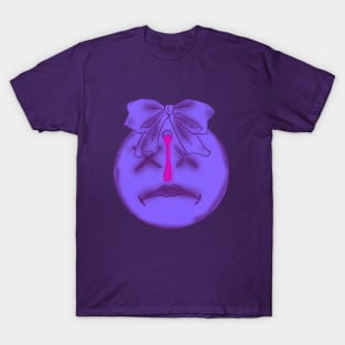 Purple Female DeaDBeaT Logo T-Shirt